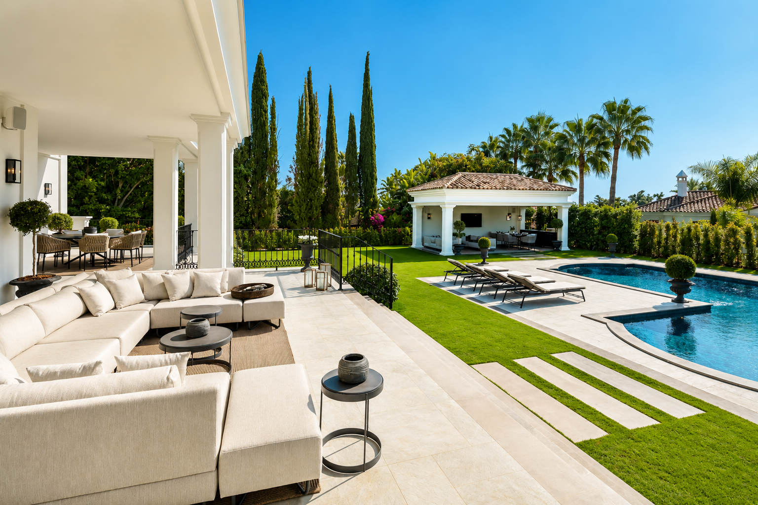 Sierra Blanca Villas. Villa 01. Terrace.
