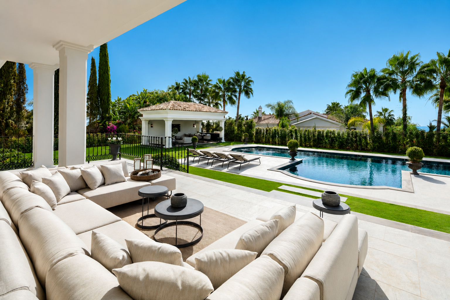 Sierra Blanca Villas. Villa 01. Terrace.