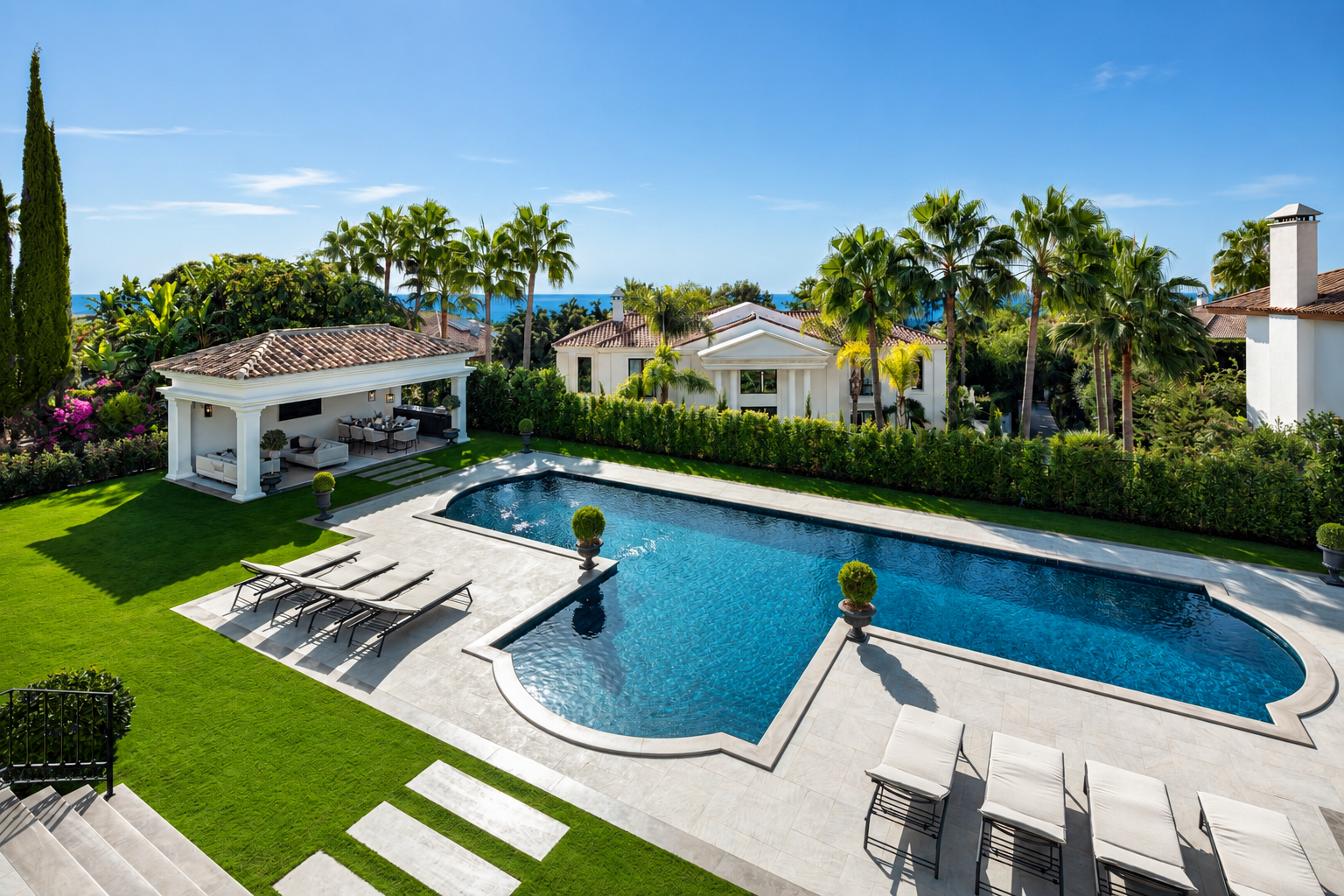 Sierra Blanca Villas. Villa 01. Terrace.